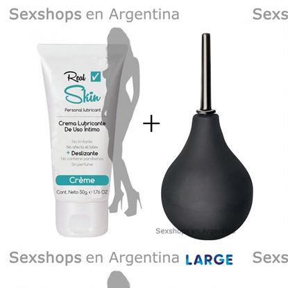 Ducha anal de 150 ml mas crema de regalo